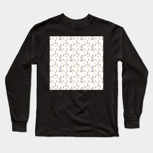 Bunny and Carrots pattern Long Sleeve T-Shirt